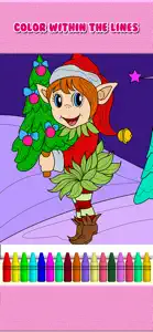 Christmas Coloring Book Games screenshot #3 for iPhone