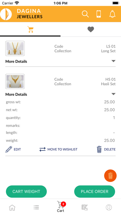 Dagina Jewellers Screenshot