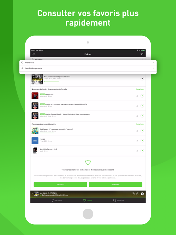 Screenshot #6 pour GetPodcast: Lecteur de podcast