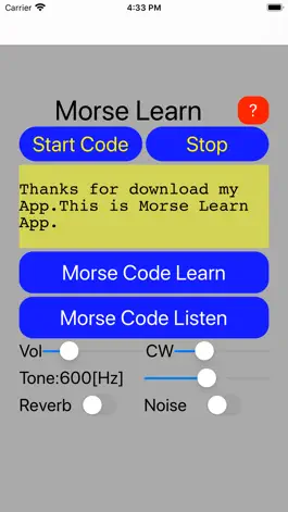 Game screenshot Morse Learn apk