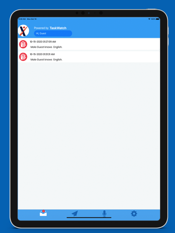 TaskWatch iPad screenshot 4 - Productivity app