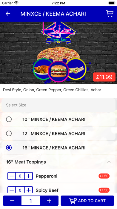 Rajas Pizza Bar Glasgow Screenshot