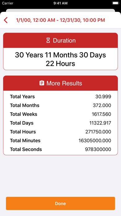 Date Calendar Calculator screenshot 2