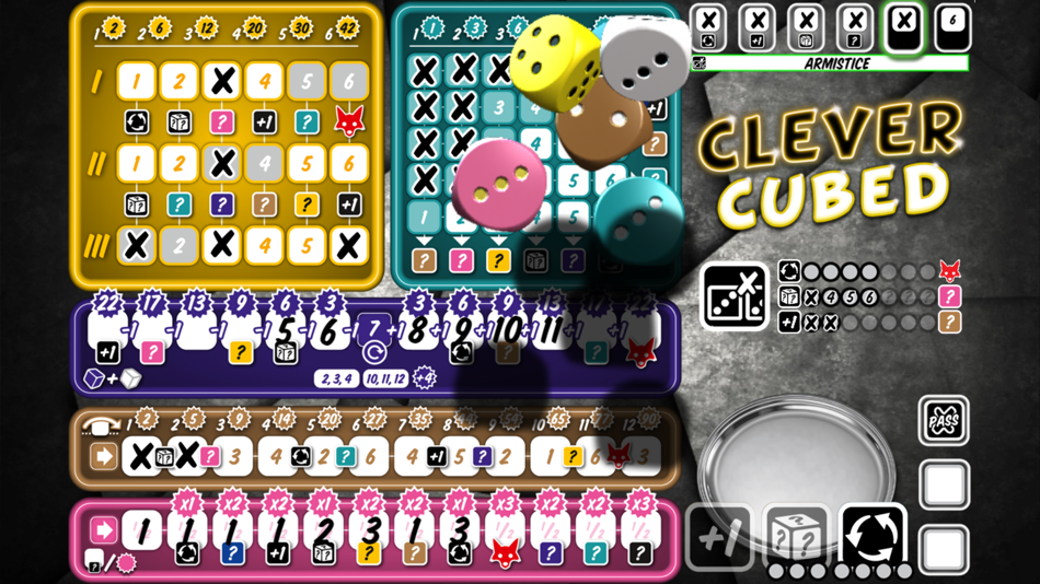 #2. Clever cubed (iOS) Podle: BrettspielWelt