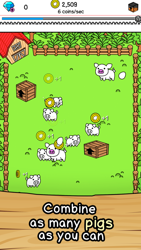 #1. Pig Evolution (iOS) By: TPG TECNOLOGIA DA INFORMACAO LTDA