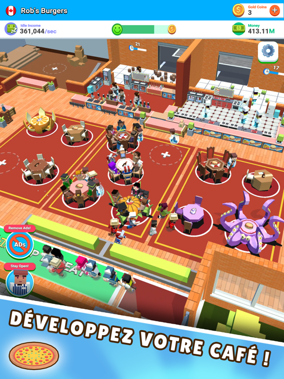 Screenshot #5 pour Idle Cafe! Tap Tycoon