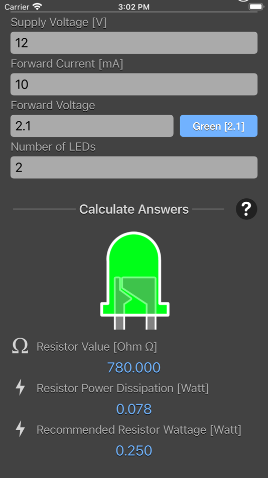 #9. LED Resistor Calculator Plus (iOS) 由: Nitrio