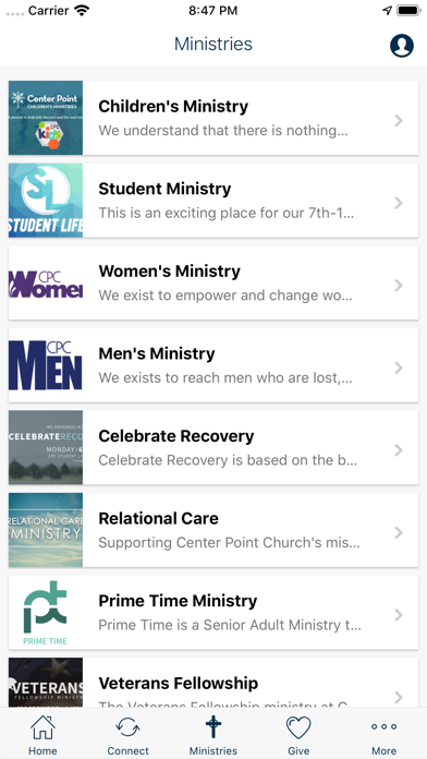 Center Point Church NRH Screenshot