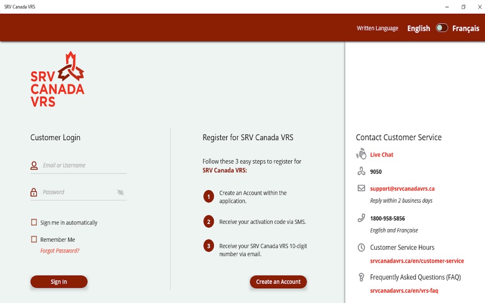 #1. SRV Canada VRS (macOS) By: SRV Canada VRS