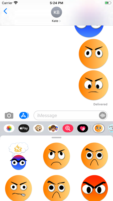 grumpy stickers Screenshot