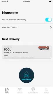 driver app for tankerwala iphone screenshot 2