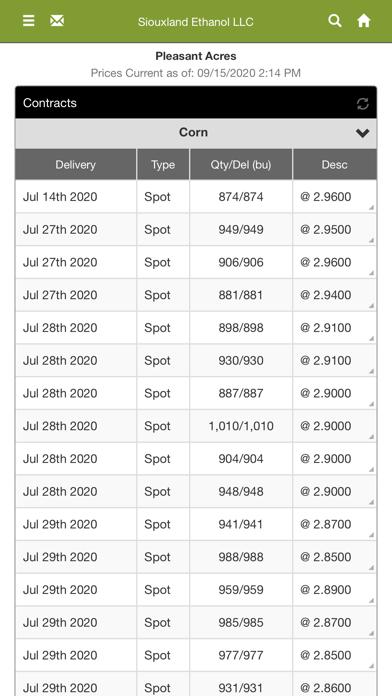 Siouxland Ethanol LLC Screenshot