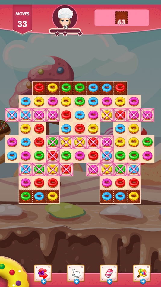 #3. Donut Match 3 : Puzzle Game (iOS) 由: DataWave LTD