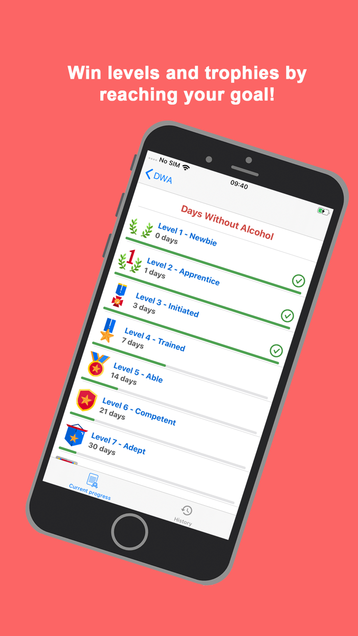 DWA Sobriety counter
