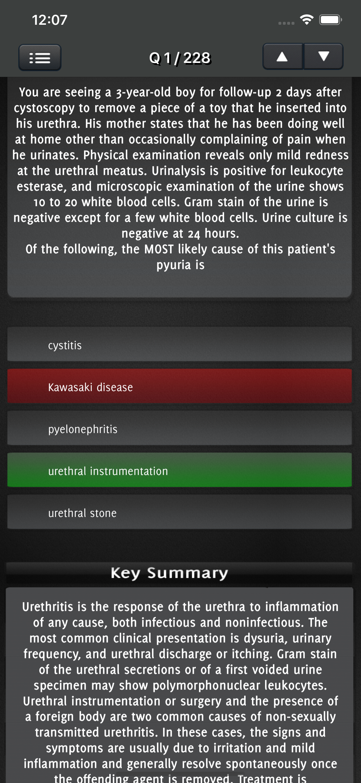 Pediatrics Exam Practice