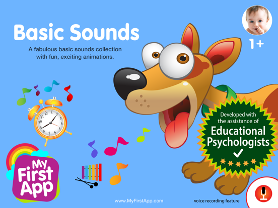 Basic Sounds - for toddlers iPad app afbeelding 1