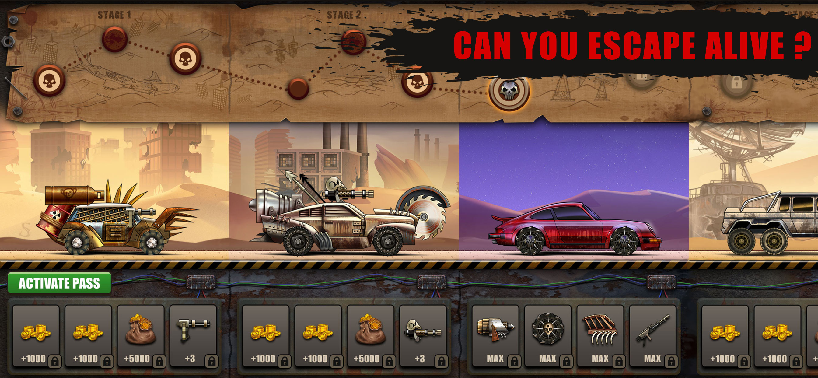 Zombie Hill Racing: Earn Climb