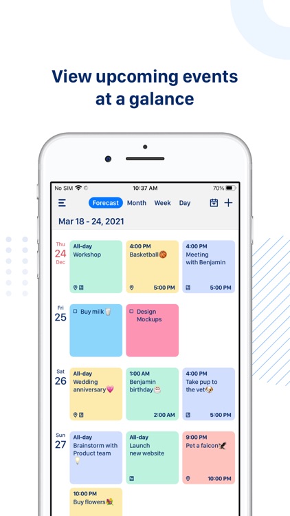 Calendar App: Tasks & Calendar