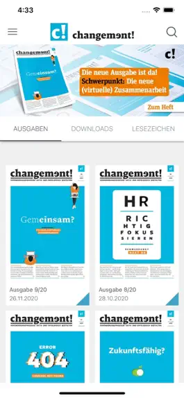 Game screenshot changement - das Magazin apk