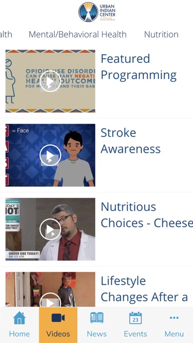 Urban Indian Center Salt Lake Screenshot