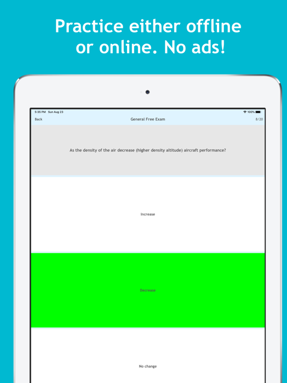 Part 107 Exam Center: FAA prep iPad screenshot 5 - Education app