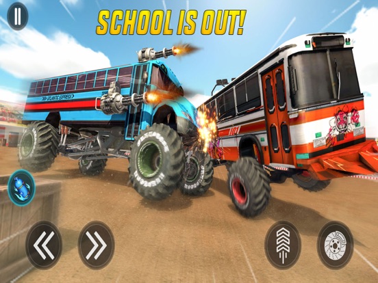 Monster Bus Demolition Derby iPad screenshot 4 - Games app