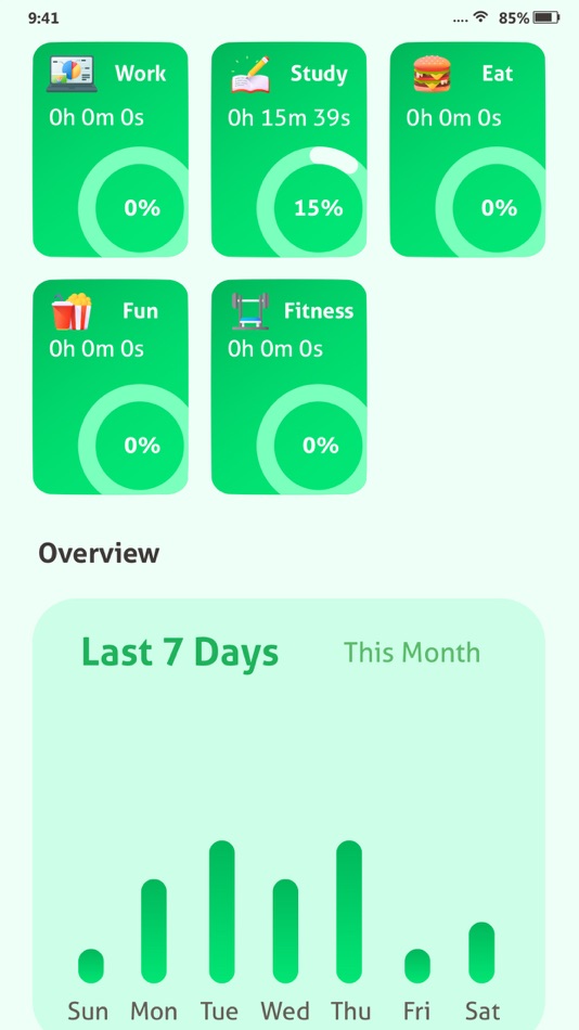 #2. vTracker Daily Time Tracker (iOS) 由: Amol Pomane