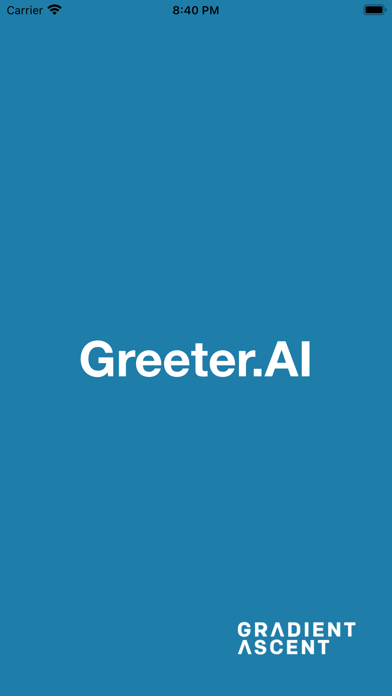 Greeter Screenshot
