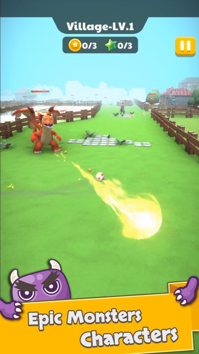 Screenshot #2 pour Monster Kick - Casual Soccer