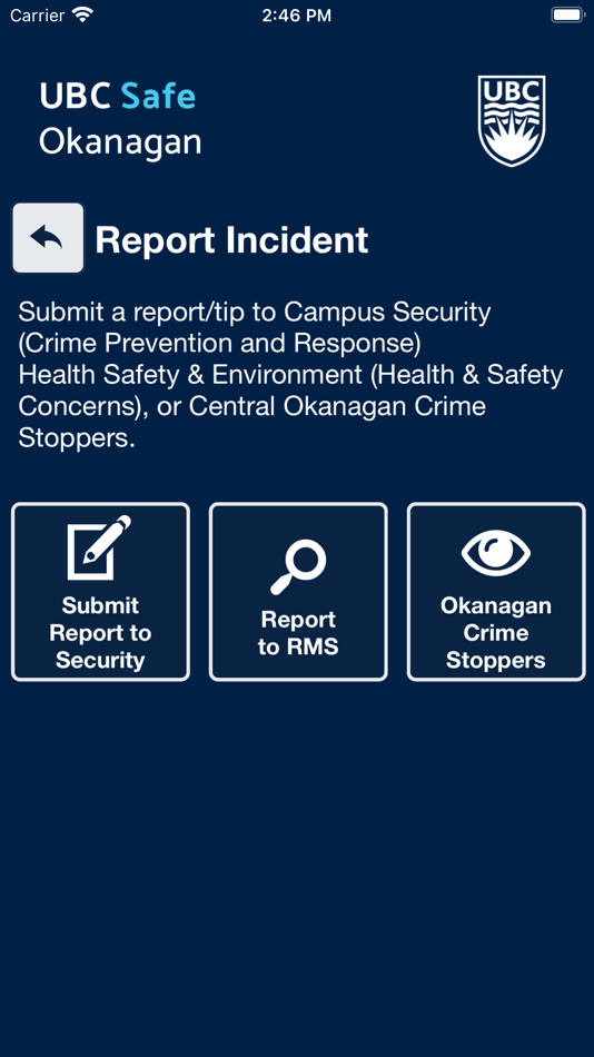 #2. UBC Safe Okanagan (iOS) 由: The University of British Columbia - Okanagan