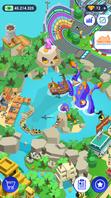 Idle Theme Park - Tycoon Game Screenshot