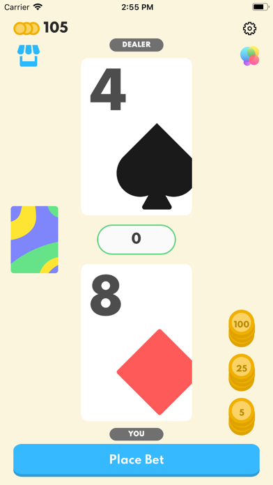 Casino War - Card Game Screenshot