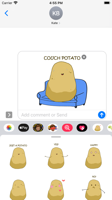 Screenshot #3 pour SPUDZ Sticker Pack