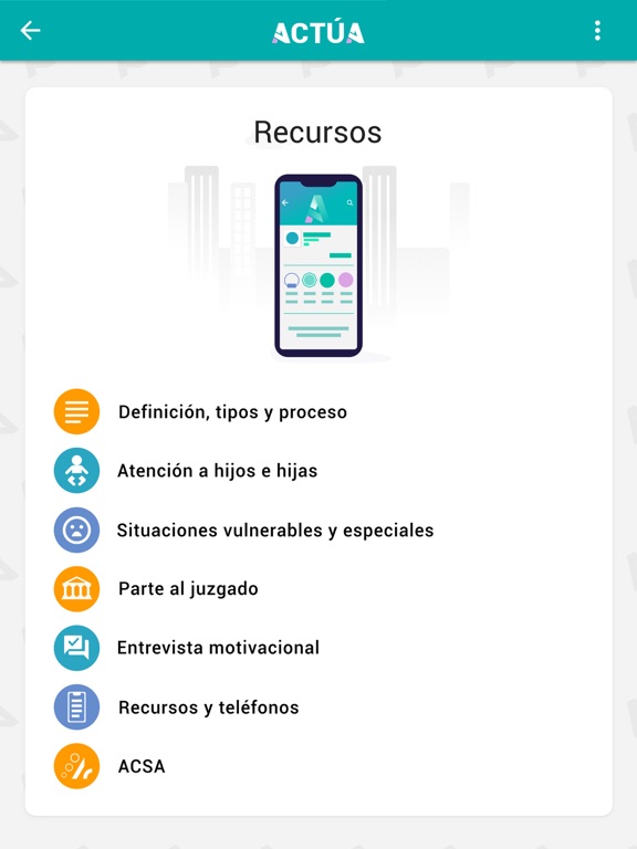 Screenshot #6 pour ACTUA contra ViolenciaDeGénero