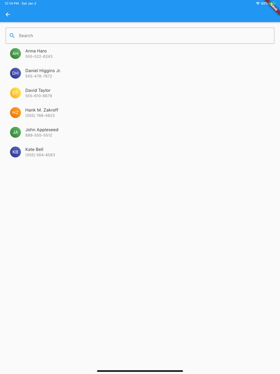 Speed Dial iPad screenshot 4 - Utilities app