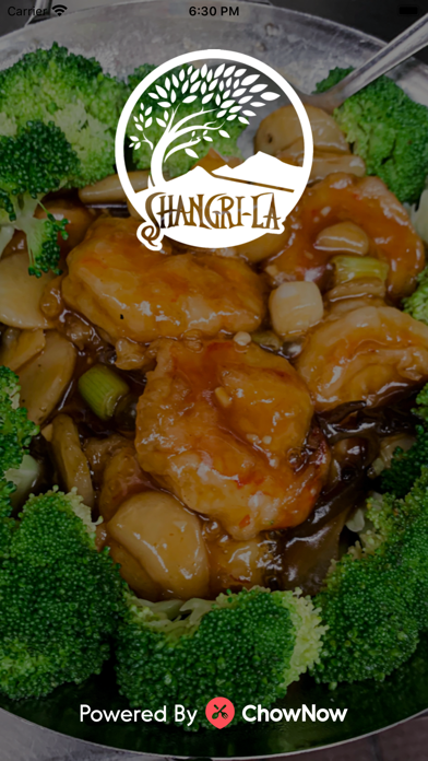 Shangri-la Restaurant iPhone screenshot 1 - Food & Drink app