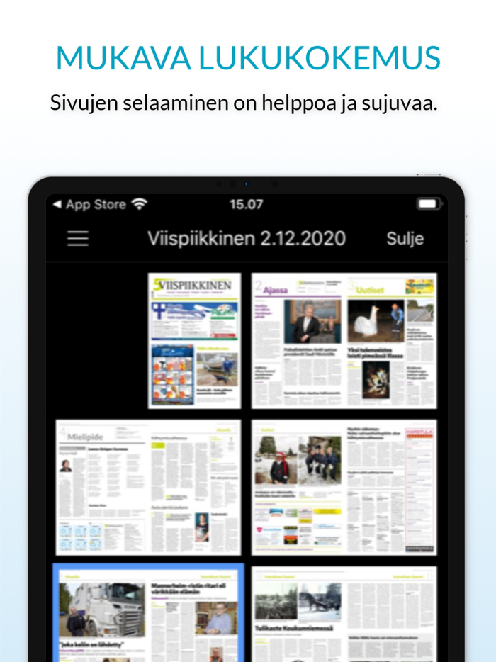 Viispiikkinen päivän lehti