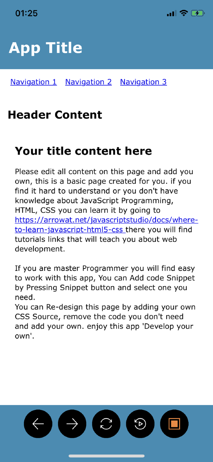 JavaScript Studio Pro