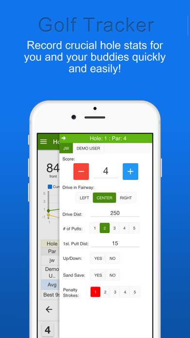 FGT Golf Tracker Screenshot 2 - AppWisp.com FGT Golf Tracker Screenshot 2 - AppWisp.com