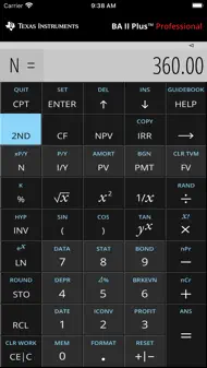 BA II Plus™ Financial Calc iphone resimleri 2