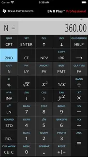 ba ii plus™ financial calc iphone screenshot 2