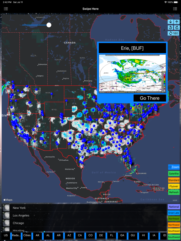 Screenshot #1 for US NOAA Radars 3D Pro