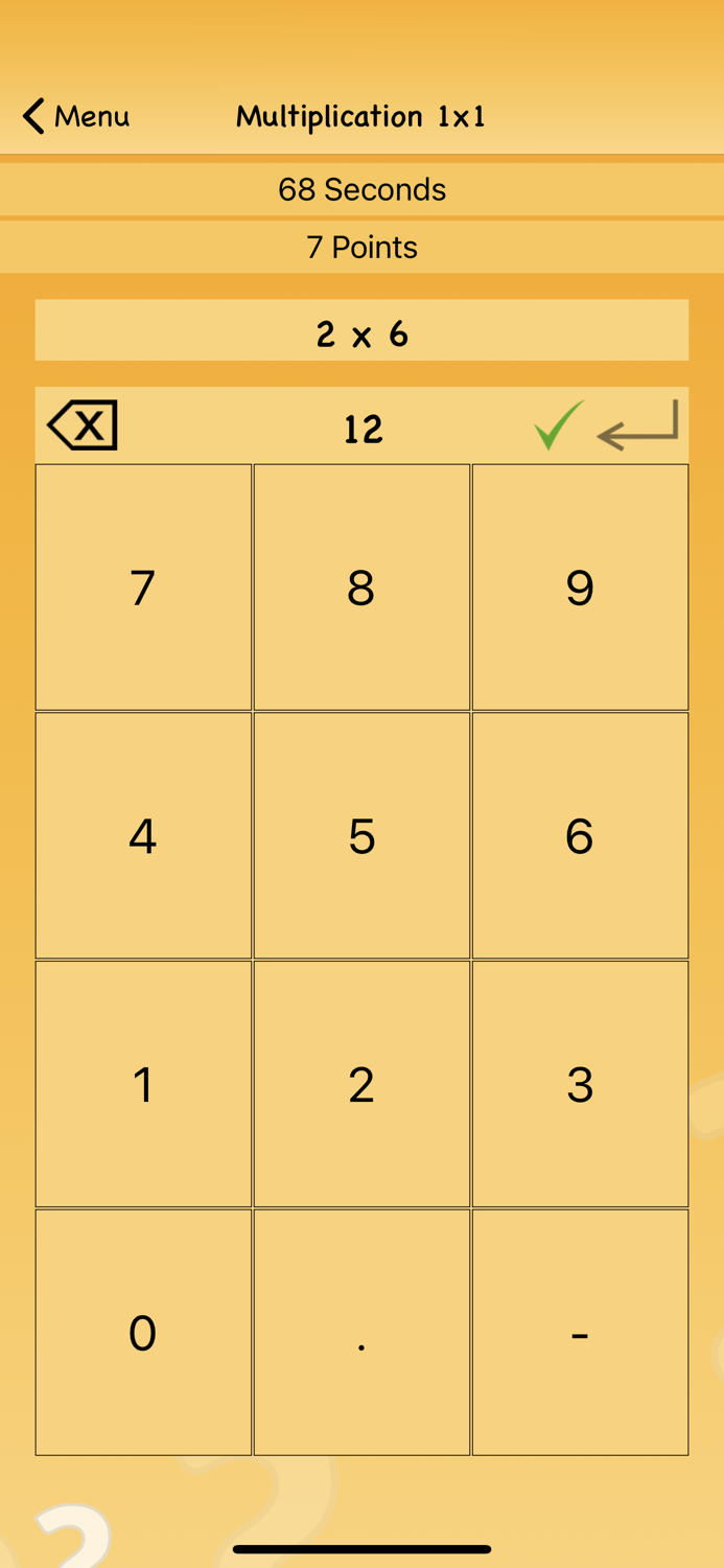 Multiplication 1x1 - Math Game