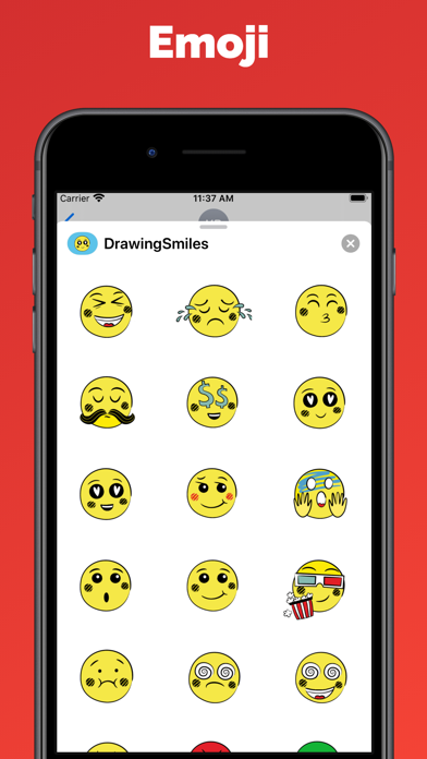 Screenshot #1 pour Top emoji stickers for message