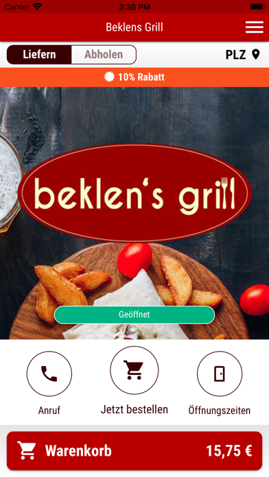 Beklens Grill Screenshot