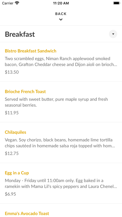 Sweet Butter Kitchen Screenshot