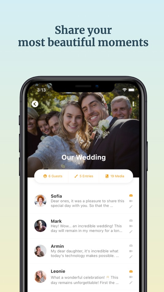 #1. Take Part - Virtual Guestbook (iOS) 由: Daniele De Rosa