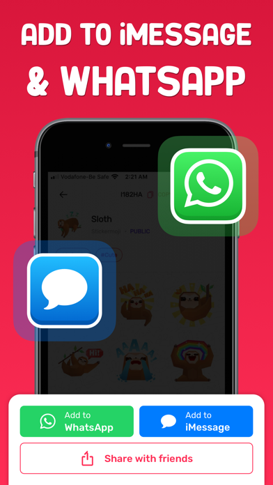 StickerMoji: Meme Stickermaker Screenshot