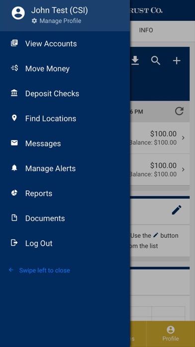 Wilson & Muir Mobile Banking Screenshot