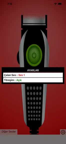 Game screenshot Şaka :) Tıraş Makinesi apk